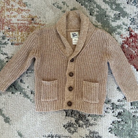 New Oshkosh B'gosh Baby Boys Chunky Knit Button-Front Cardigan Size 9 Months - Picture 4 of 16